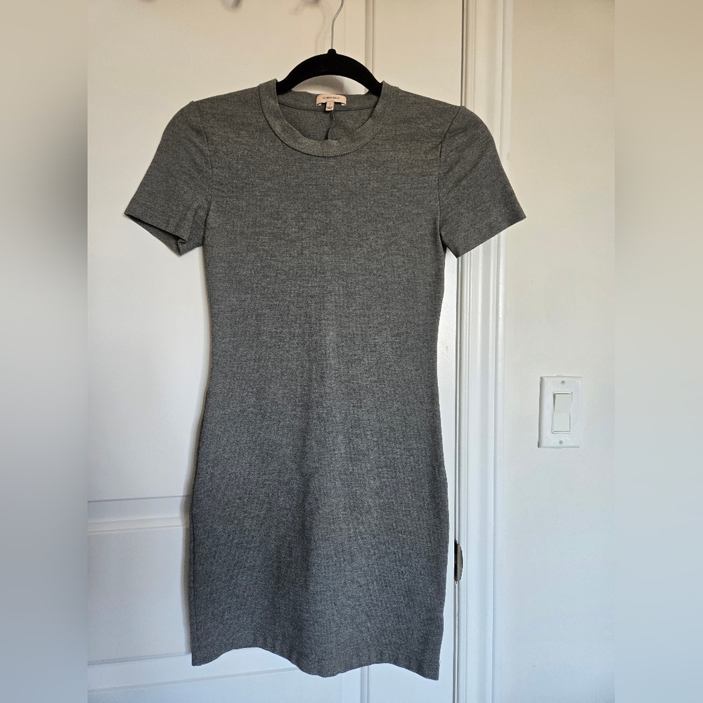 Sunday Best Heather Gray Mini Dress